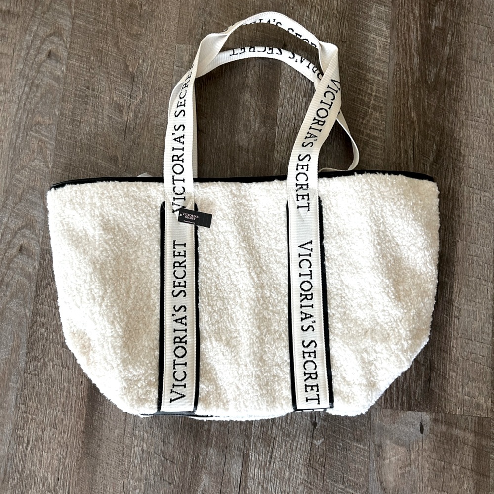 NWT Victoria Secret Fleece Tote Bag